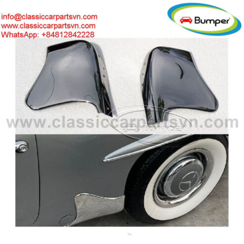 Mercedes 190SL Roadster a set bumpers + full front