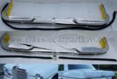 Mercedes Benz W108 W109 bumpers with rubber