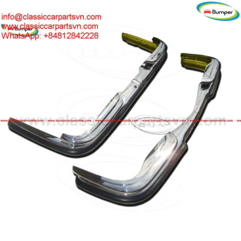 Mercedes Benz W108 W109 bumpers with rubber