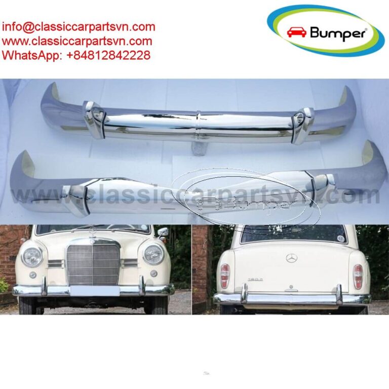 Mercedes Ponton W120 W121 4-cylinder 1960 bumpers